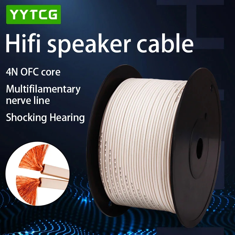 Audio Home Cinema - YYTCG DIY 라우드 스피커 케이블 Hi-Fi