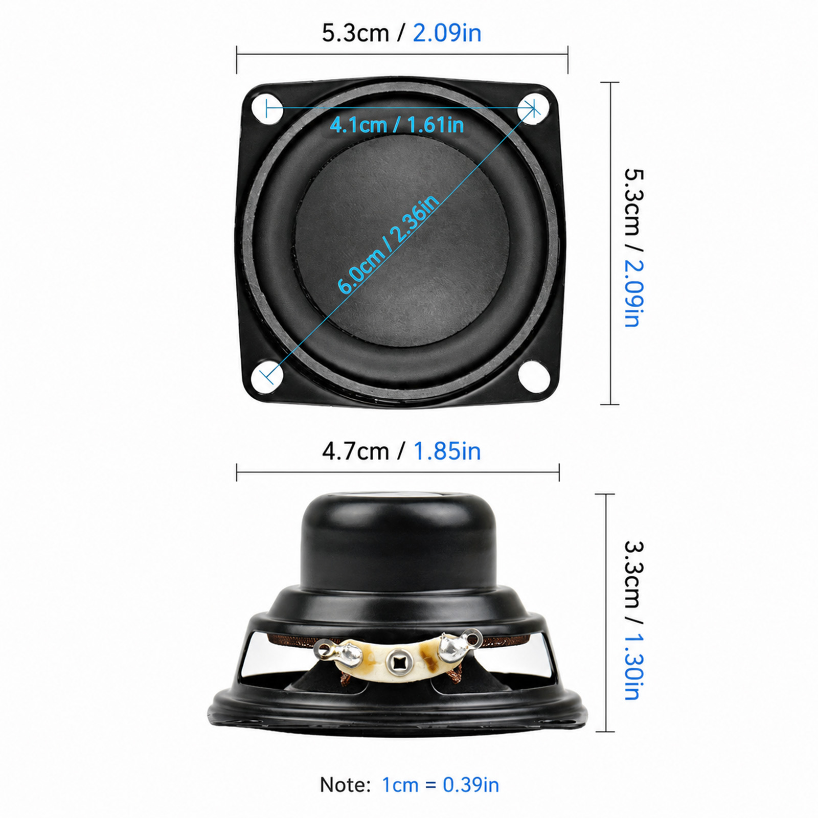 2Pcs 2 인치 미니 오디오 휴대용 스피커 4Ohm  - Home Cinema Jbl 리뷰 및 가격