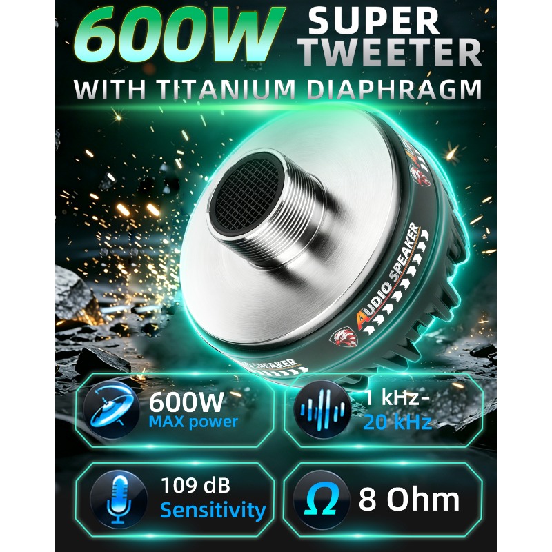 2개 3.75인치 티타늄 트위터 스피커 600W 프로  - Audio Home Cinema 리뷰 및 가격
