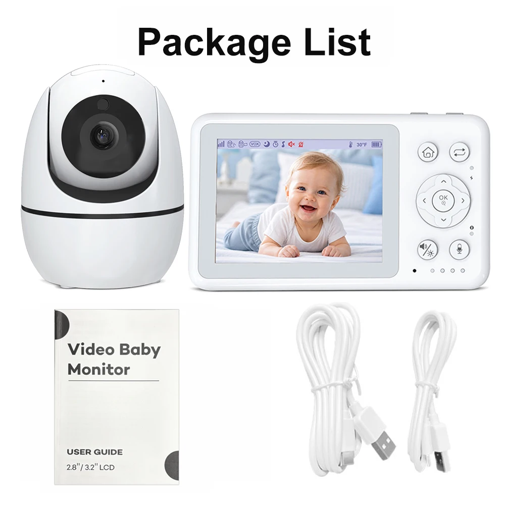 3.2인치 LCD 화면을 갖춘 비디오 아기 모니터, 양 - Home Cinema Wireless 리뷰 및 가격